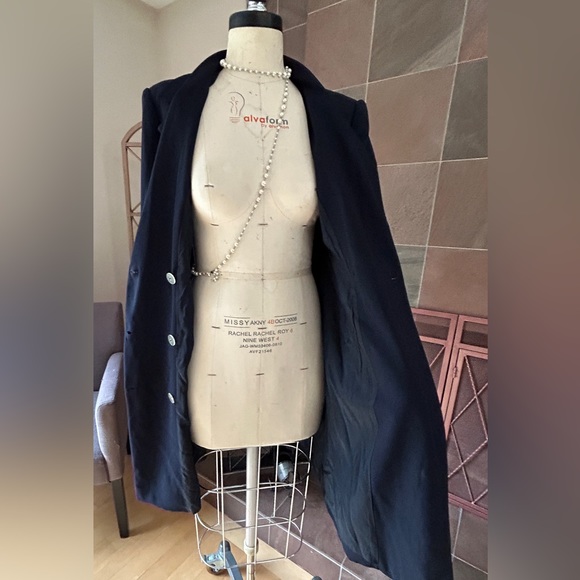 Jones New York Double Breasted Dress Navy 6 - Picture 5 of 6